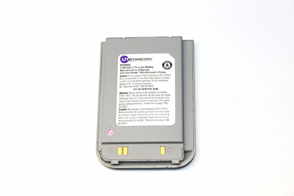 Batería de iones de litio de repuesto genuina UTStarcom BTR8905 3,7 V 1100 mAh para CDM-8905 Foto 1 de 1
