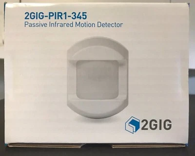 Brand New 2GIG 2GIG-PIR1-345 Wireless Pet Immune Motion Sensor - Image 1 of 4