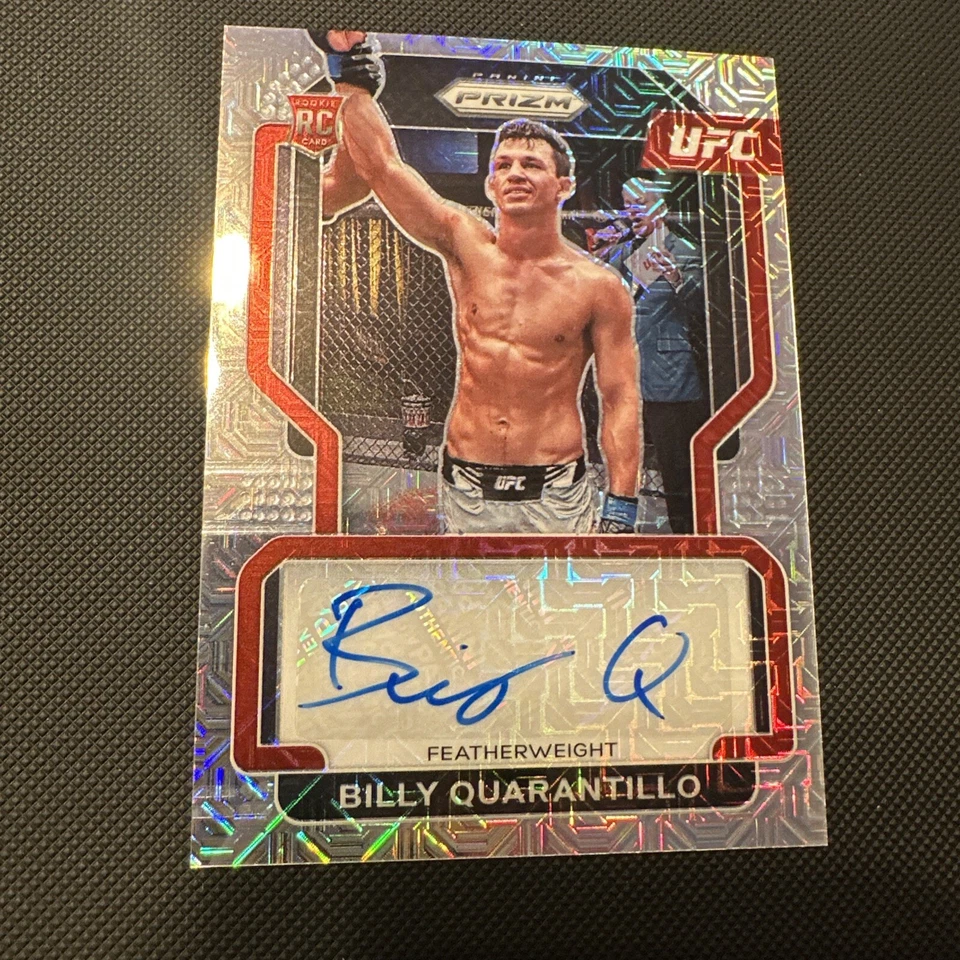 2022 Panini Prizm UFC Billy Quarantillo Auto Mojo Rookie Autograph 22/25 - Image 1 of 4