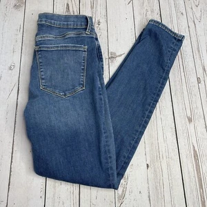 Gap Jeans Womens Size 28R True Skinny Ankle Blue Mid Rise Medium Wash - Picture 1 of 10