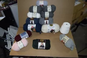 Lot of 13 Skeins Some LION BRAND HOMESPUN yarn crochet knit ALL NEW mixed +Bonus - Picture 1 of 7