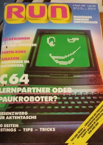 RUN 04/1985 unabhängiges Commodore Magazin C64 80er - Bild 1 von 1