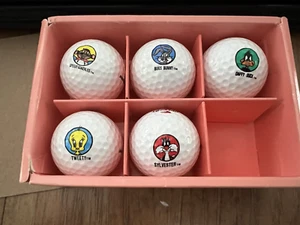 Vintage 1997 Looney Tunes Set Of 5 Golf Balls NEW- See List - Picture 1 of 6
