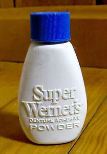 RAR Vintage 70er Jahre SUPER WERNET'S Zahnersatz Klebeflasche ZAHNARZT Zahnpflege - Bild 1 von 2