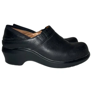 Ariat Womens Black Leather Clogs Shoes Size 7.5C - Picture 1 of 12