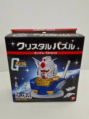 Beverly Japan 3D Crystal Puzzle RX-78-2 Gundam 55pcs Model Kit NEW Sealed - Image 1 of 4