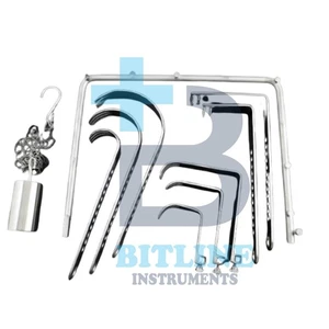 Charnley Initial Incision Retractor Complete Set of 10 PCs Surgical Instruments - Picture 1 of 3