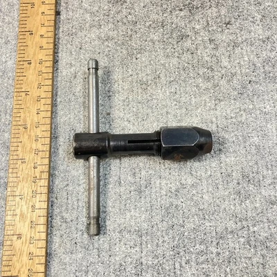 Papco Tap Wrench T Handle Sliding Adjustable 3/8" Drive End USA - Image 1 of 4