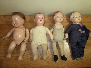 4 muñecas de composición y tela 1 es ideal - Imagen 1 de 20