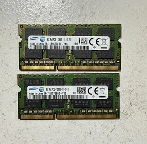 Samsung 16GB (2 x 8GB) PC3L-12800S DDR3-1600 Laptop Ram Memory M471B1G73EB0-YK0 - Picture 1 of 1