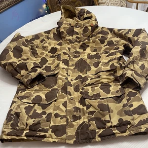 Columbia Gore-Tex Mens Large Camo Hunting Jacket w/Liner Thinsulate 3M Vintage - Picture 1 of 9
