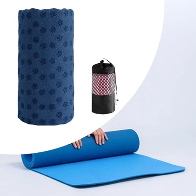 Heiße Yoga Matte Mikro faser Schweiß handtuch Anti Slip für Aerobic Übungen - Bild 1 von 4