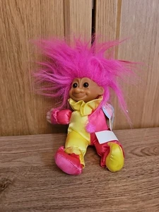 Russ Troll Russ Bebé Troll Payaso Rosa Amarillo Nuevo - Imagen 1 de 4