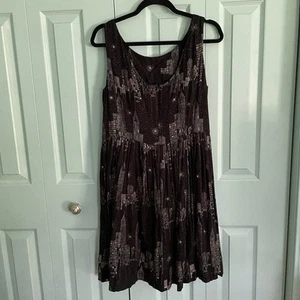Emily And Fin Black Mini Dress XL New York City Sleeveless Fit And Flare - Picture 1 of 12