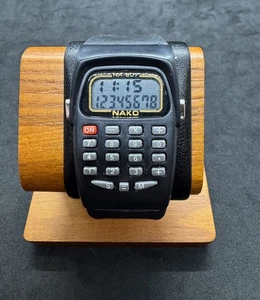Orologio digitale vintage NAKO NA-807 calcolatrice anni 80 retrò LCD funzionante - Foto 1 di 16
