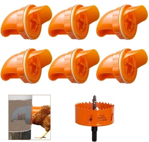DIY Automatic Chicken Feeders and Waterer Set No Waste Rain Proof Poultry Kit - Picture 1 of 5