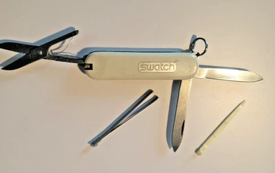 Vintage Victorinox Classic Swatch Swiss Watch Advertising 58mm Swiss Army Knife - Image 1 of 4