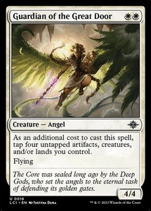 (1x FOIL) GUARDIAN OF THE GREAT DOOR - Ixalan – MTG Magic the Gathering Card - Picture 1 of 5