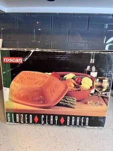 Roscan Bratentopf/Schlemmertopf Tonbackform - Rommertopf 14" - Bild 1 von 7