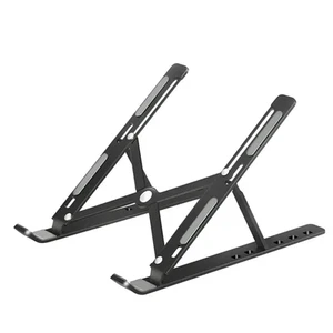 Tragbarer Aluminium Laptop Ständer - Faltbarer Notebook Halter für MacBook Air/Pro, P - Bild 1 von 12