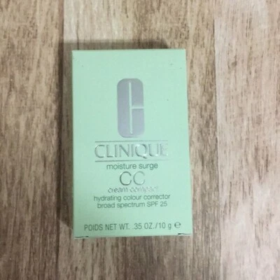 Clinique Moisture Surge CC Cream Compact SPF 25 " Light " 0.35 Oz Full Size NIB - Image 1 of 2