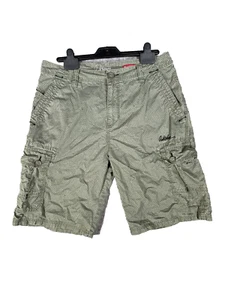 Vintage Quiksilver Shorts Mens 32 Green Cargo Utility Baggy Skater Surf Y2K - Picture 1 of 12