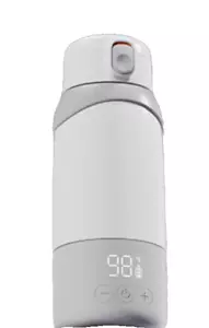 Portable Milk Warmer Pro Travel Fast Heating 17.5 Ounces Detachable Long Battery - Picture 1 of 15