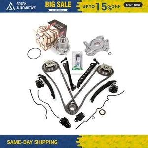 Kit de cadena de distribución cámara fáser aceite bomba de agua junta ajuste 07-08 Ford 5.4 3 válvulas - Imagen 1 de 12