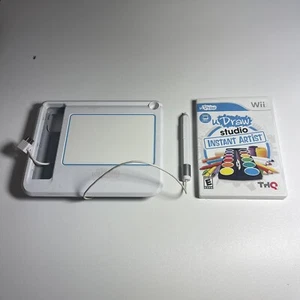 U Draw Studio Game And Tablet Wii (Tablet Sol for parts) UNTESTED - Picture 1 of 12