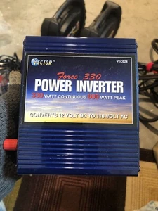 Vector Force 330 DC to AC POWER INVERTER VECO24 600 Watt Peak VINTAGE. - Picture 1 of 2