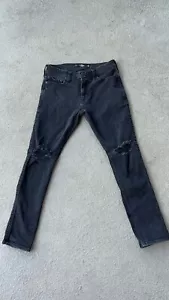 Youth Black Holister Ripped Jeans  - Picture 1 of 4