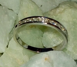 Brilliant ring white gold (375 gold) new product - Picture 1 of 1