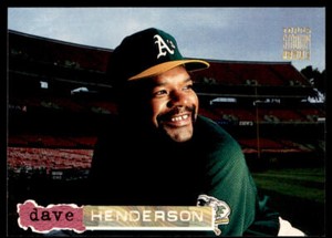 1994 Stadium Club #253 Dave Henderson Golden Rainbow NM