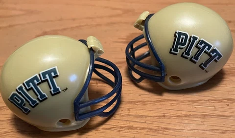 2 PITT PANTHERS Throwback Gumball Helmets Cover