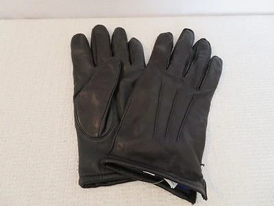 NUEVOS GUANTES DE CUERO FORRADOS CON CASHEMERE J.CREW PARA HOMBRE, 05828, TALLA S, NEGROS, $98 Foto 1 de 4