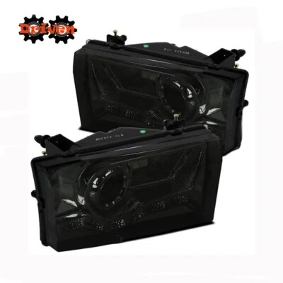 99-04 Ford F250 F350 Super Duty Excursion дымчатые прожекторные фары со светодиодными дневными ходовыми огнями - Изображение 1 из 4