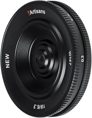 7Artisans 18mm F6.3 II APS-C Lens for Canon EF-M/Fuji XF/Sony E/Nikon Z M4/3 M43 - Image 1 of 4