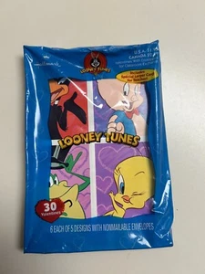 Vintage 1997 Looney Tunes 30 Valentines, Daffy, Porky, Tweety, Bugs, Michigan - Picture 1 of 3