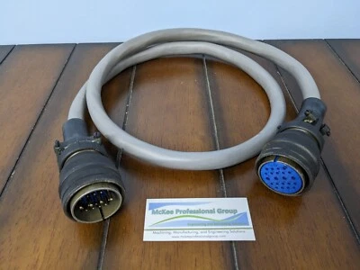 Amphenol 97-3106A-28-11 (Plug and Connector) Cable For CNC 55" Long - Image 1 of 4