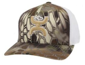 HOOEY BASS MARRONE/BIANCO FLEXFIT MARRONE CHIARO/BIANCO LOGO - Foto 1 di 3