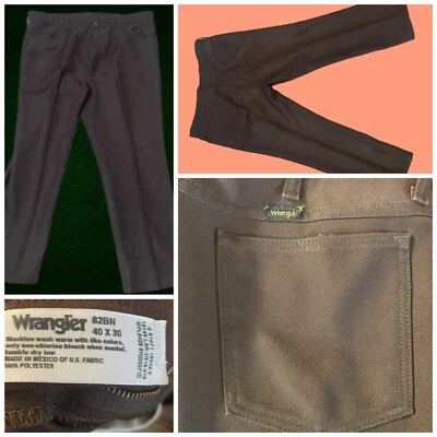 Pantalones Wrangler vintage años 90 marrón oscuro 40x30 skate grunge punk  Foto 1 de 4