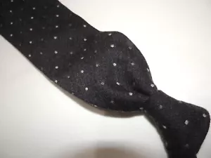 Altea Milano Men's 100% Cashmere Gray Polka Dots Neck Tie 59X4 - Picture 1 of 9