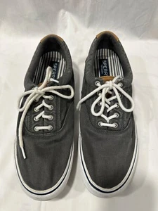 Herren Sperry Top Slider Striper Grau Turnschuhe Schuhgröße 13-STS22513 - Bild 1 von 12