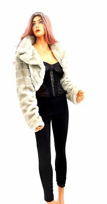 Mono bustier corsé de malla de encaje sin tirantes negro Bebe (talla S) Foto 1 de 4