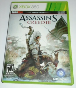 Assassin's Creed III (Microsoft Xbox 360, 2012) 2 discos edición Gamestop - Imagen 1 de 6