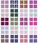 Ambesonne Purple Coaster Set de 4 montagnes russes carrées brillantes en carton dur