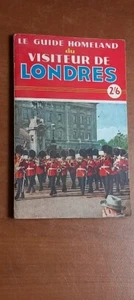 Ancien guide touristique de Londres Homeland illustré avec carte de la ville - Imagen 1 de 5