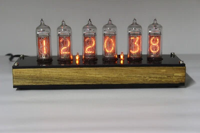 Nixie Tube Clocks IN14 table desk retro old vintage clock for bedroom - Image 1 of 4