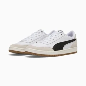 Scarpe da ginnastica uomo TAGLIA 7,5 Puma Premier Court Archive bianche in pelle 397617-03 - Foto 1 di 6