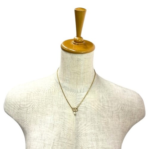 Dior Collana Catena Oro Logo CD GP 40 44cm Autentica